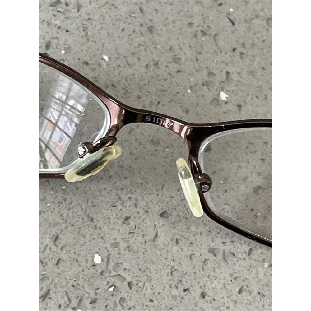 DKNY Eyeglasses Frames Only 51-17-135 DY 5551 1034 Designer Brown Full Rim